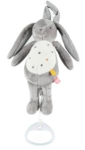 Peluche Musicale Lapin Gaby Timeless - 18 cm